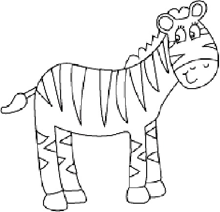 Zebra kolorowanki